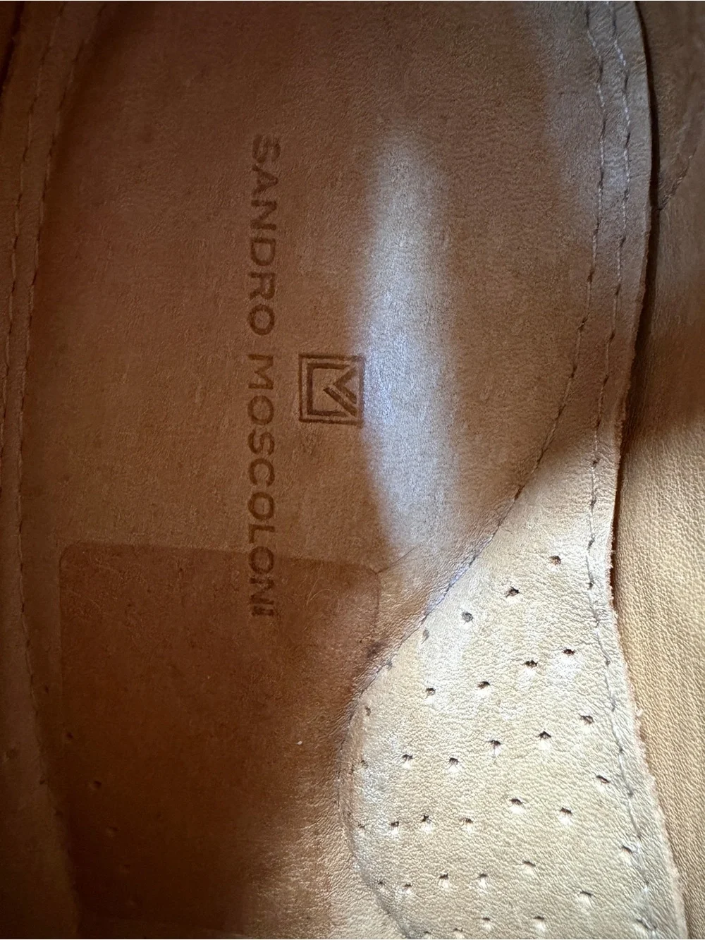 Sandro Moscoloni brown leather
